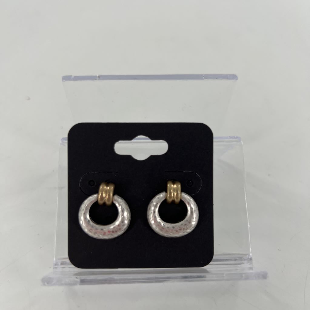 two-tone earrings