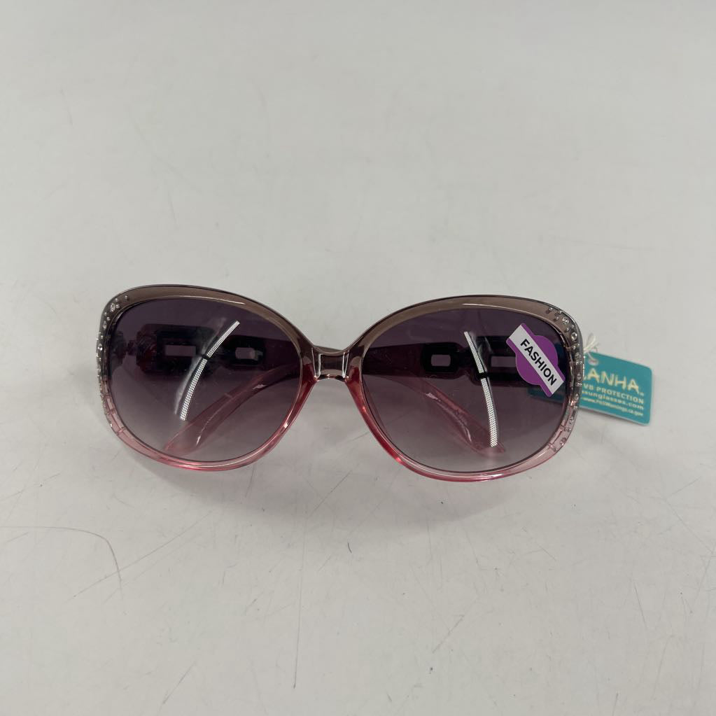 mauve embelished sunglasses