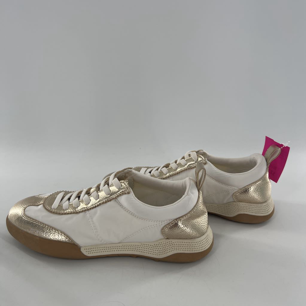 7 metallic & nylon slip-on sneaker