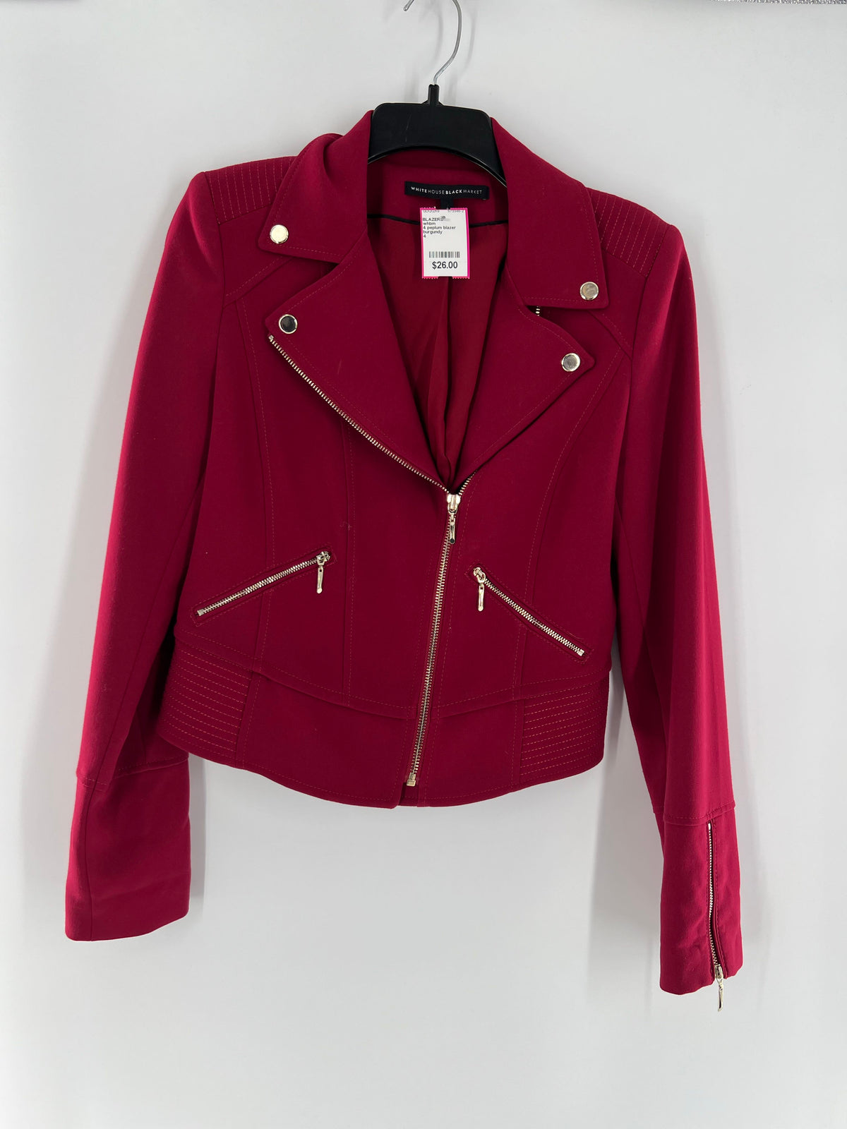 4 peplum blazer