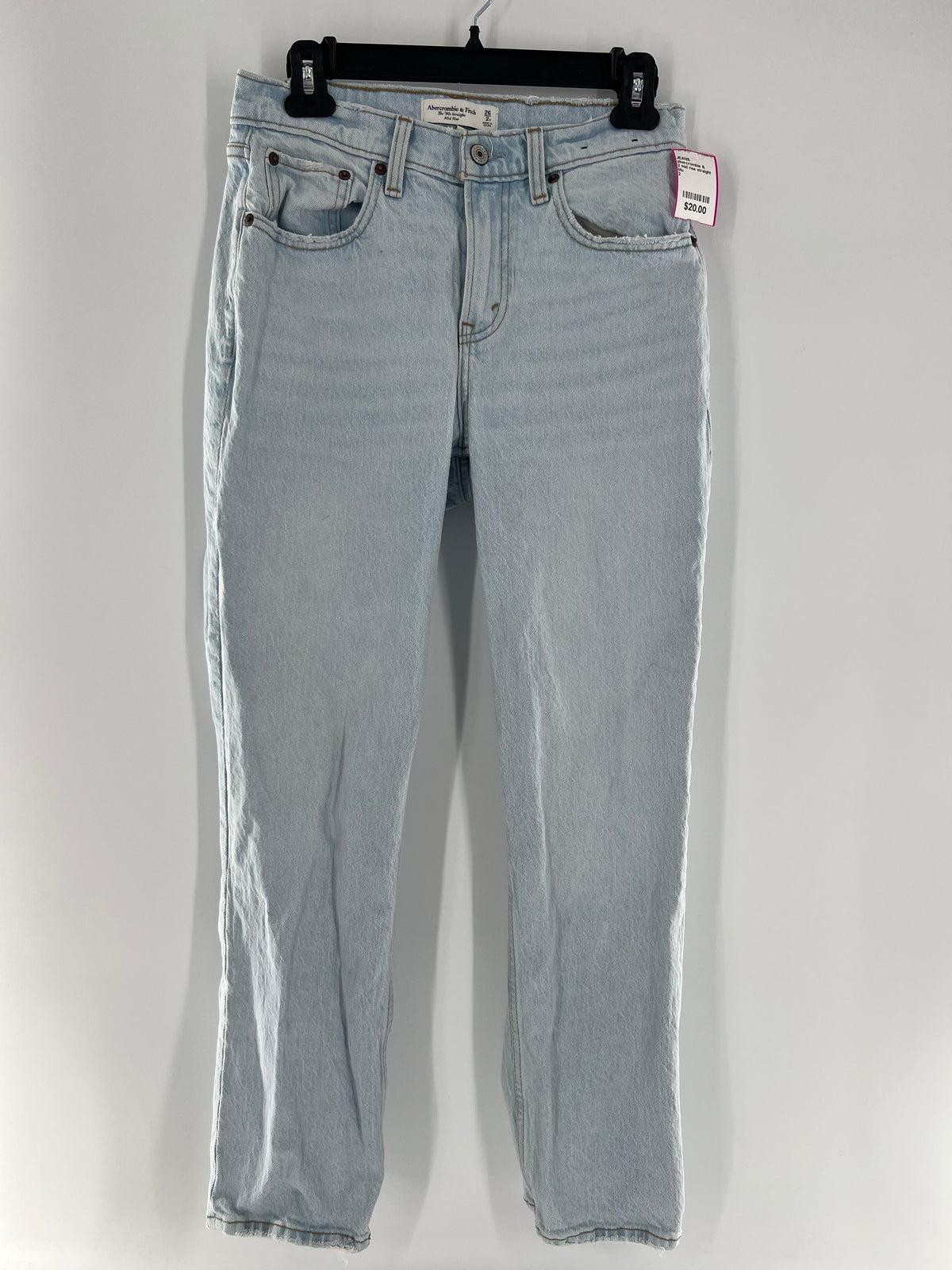 2 mid rise straight leg jean