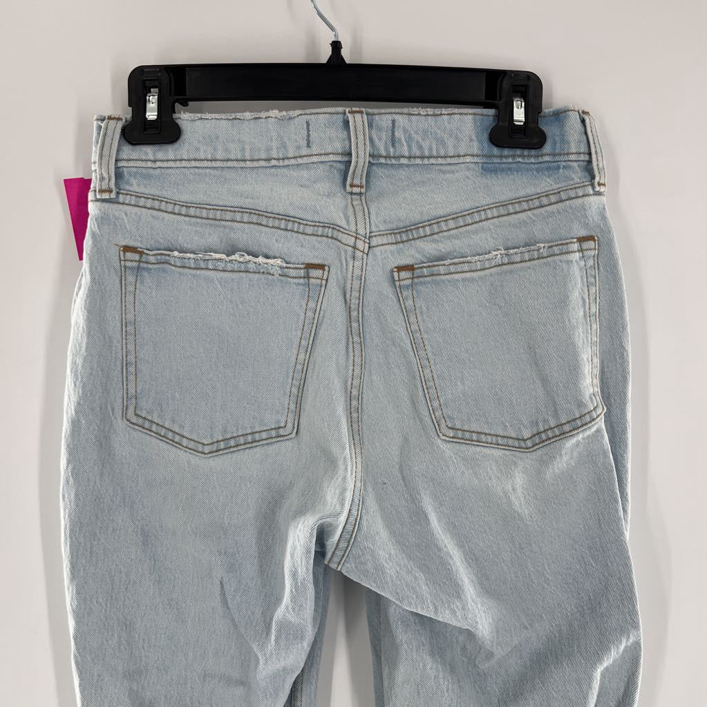 2 mid rise straight leg jean