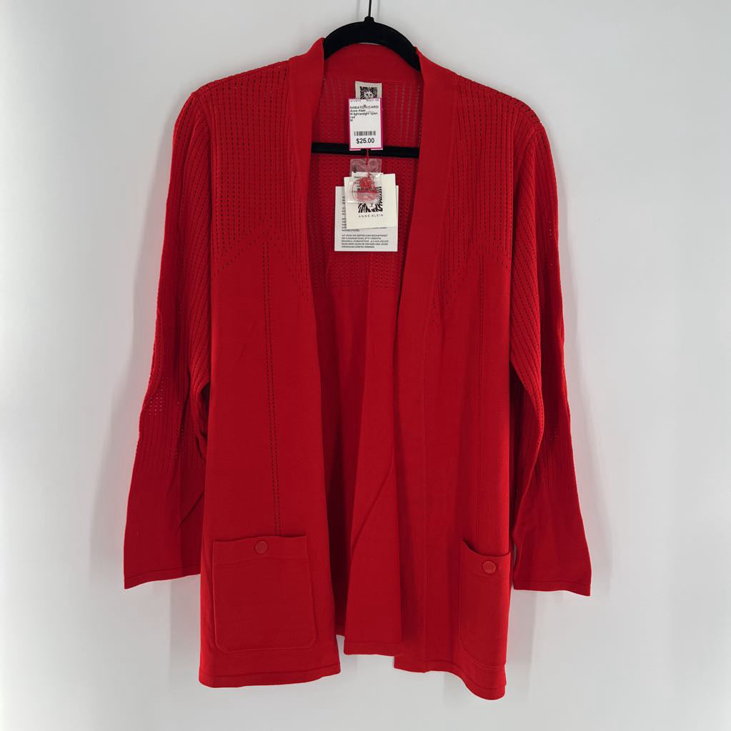 M lightweight open front cardi