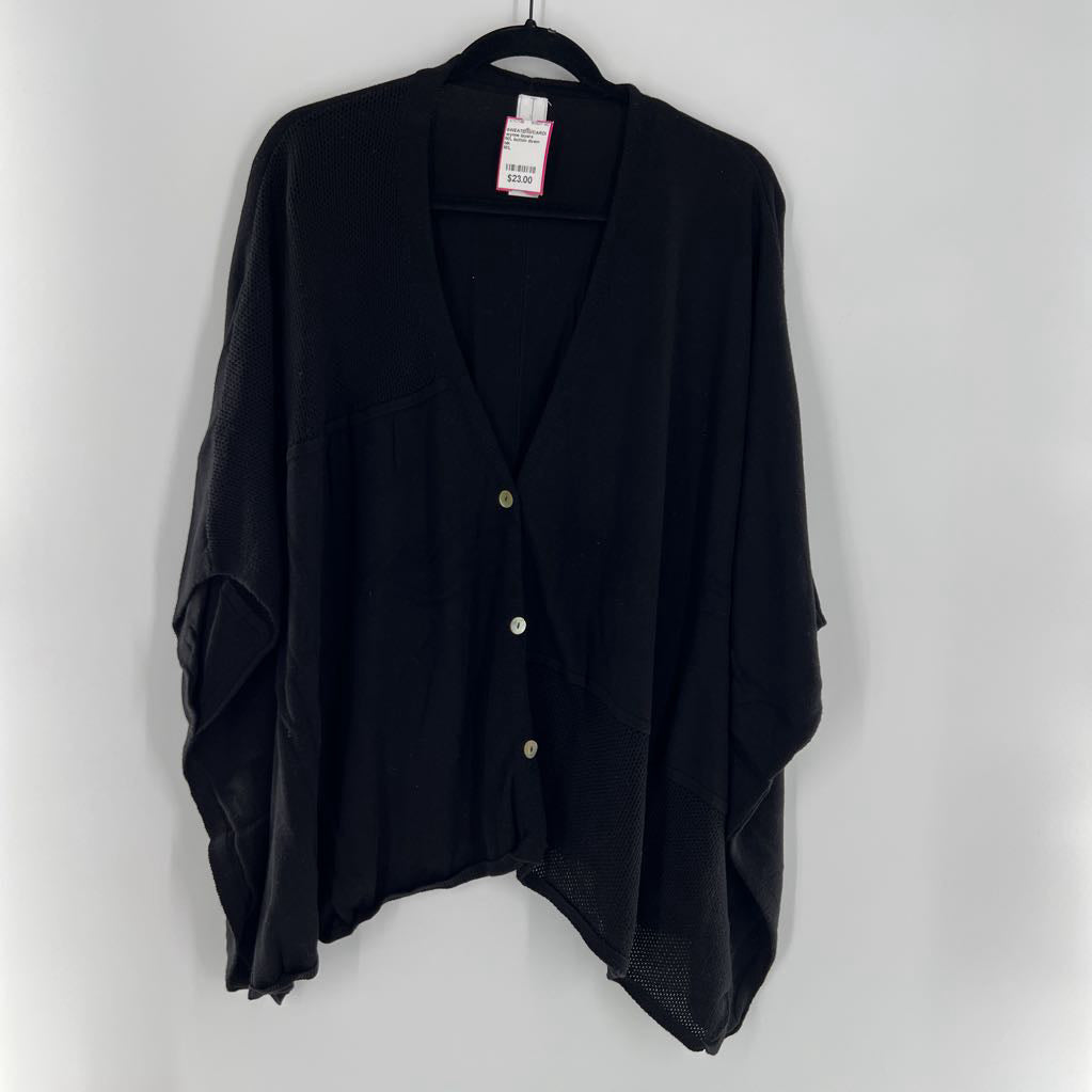 M/L button down cardi