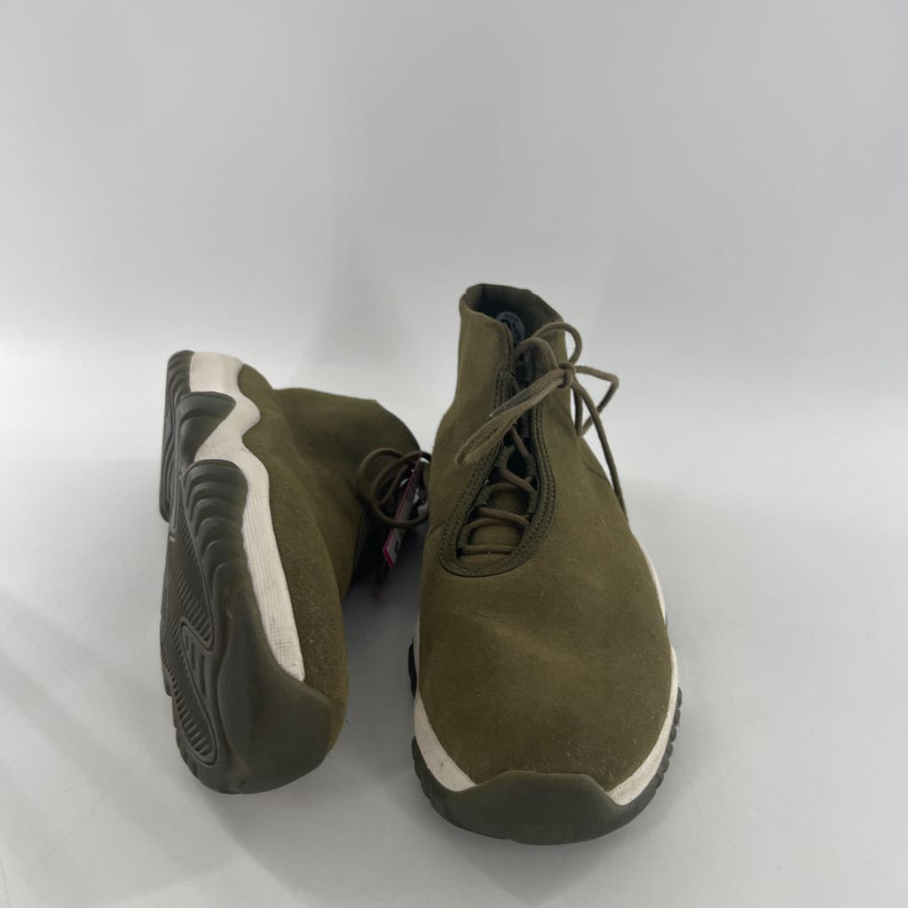 Air Jordan 9.5 Future "Olive Canvas" lace-up suede sneaker