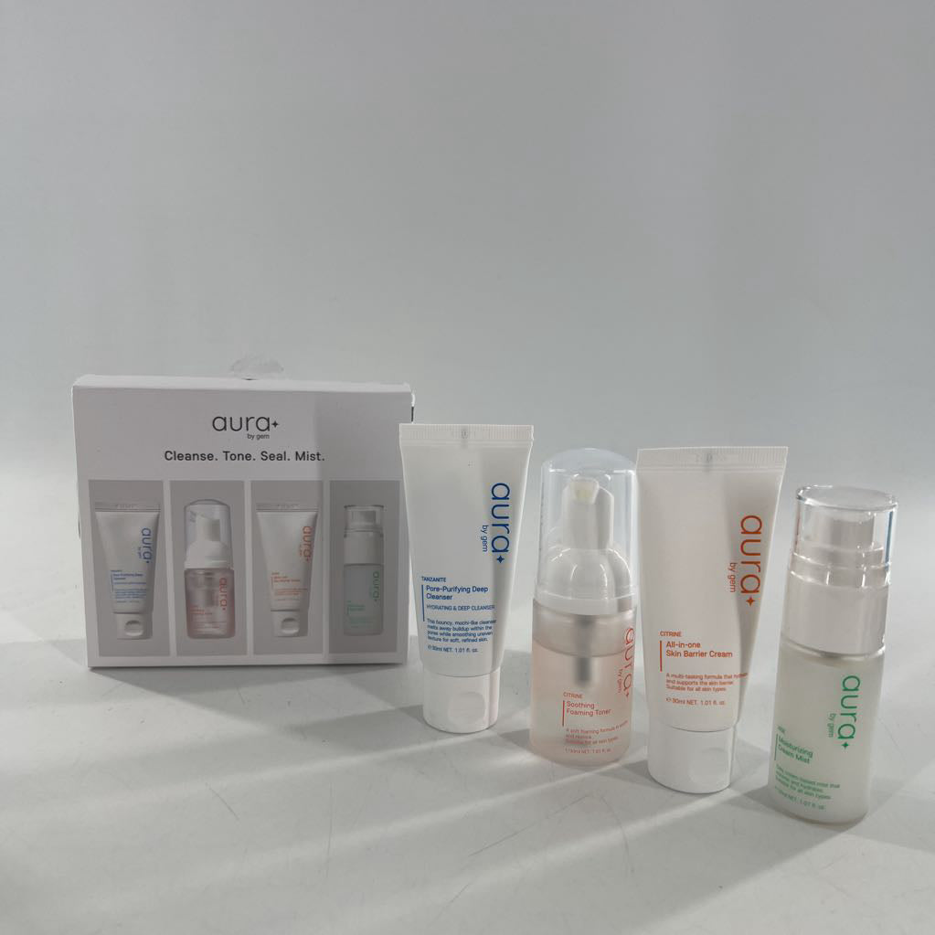 facial care set (cleanse,tone,seal,mist)