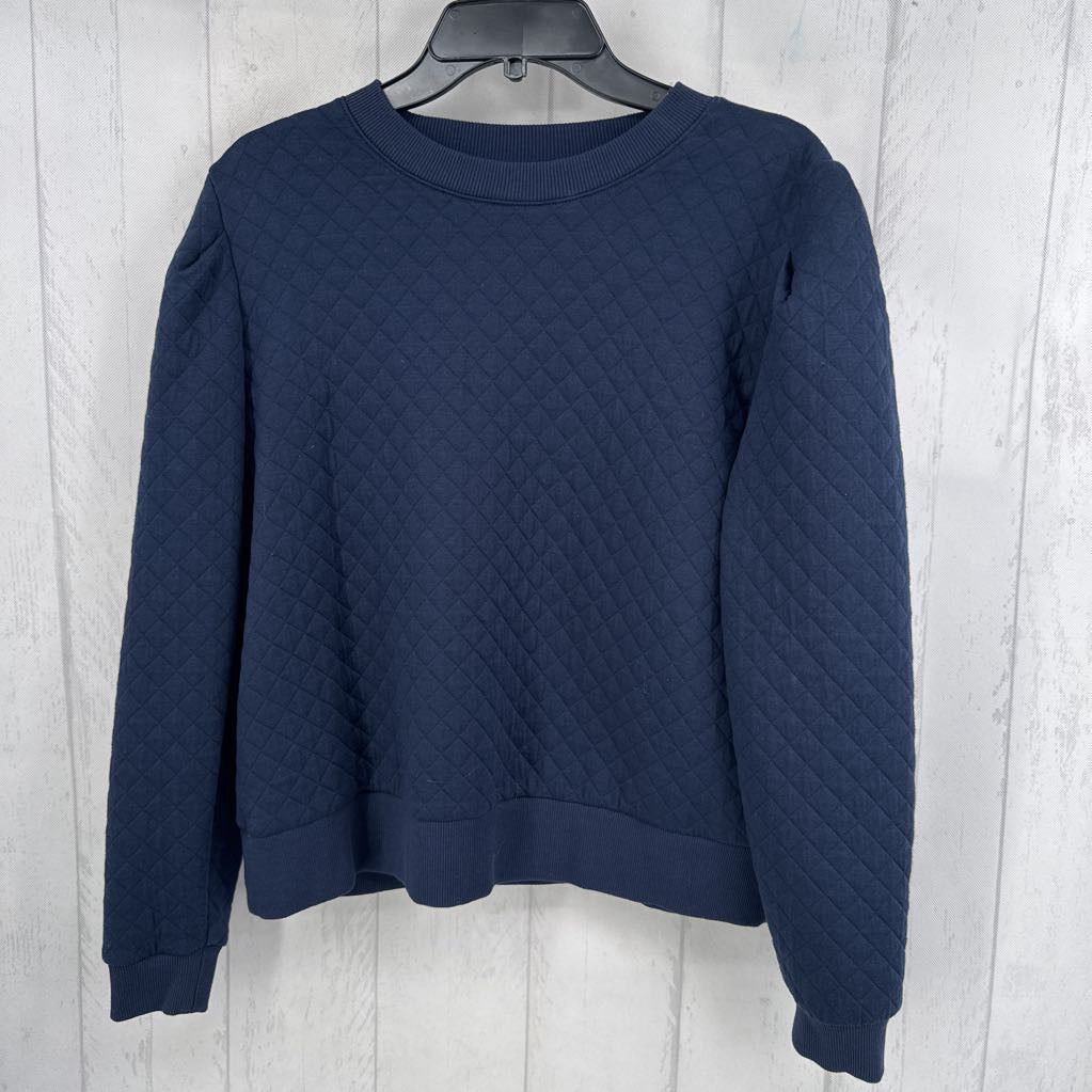 L quilted sweatshirt
