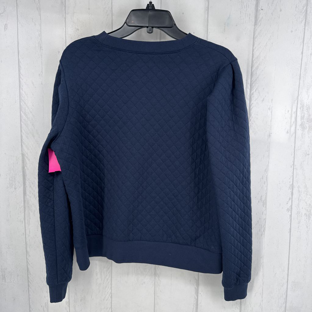L quilted sweatshirt