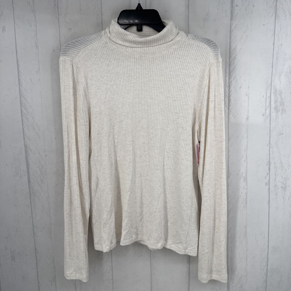 L ribbed l/s t-neck
