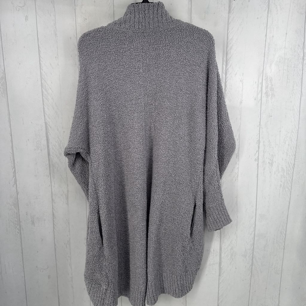 L cozy open front cardi