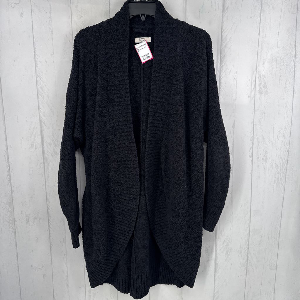 L cozy open front cardi