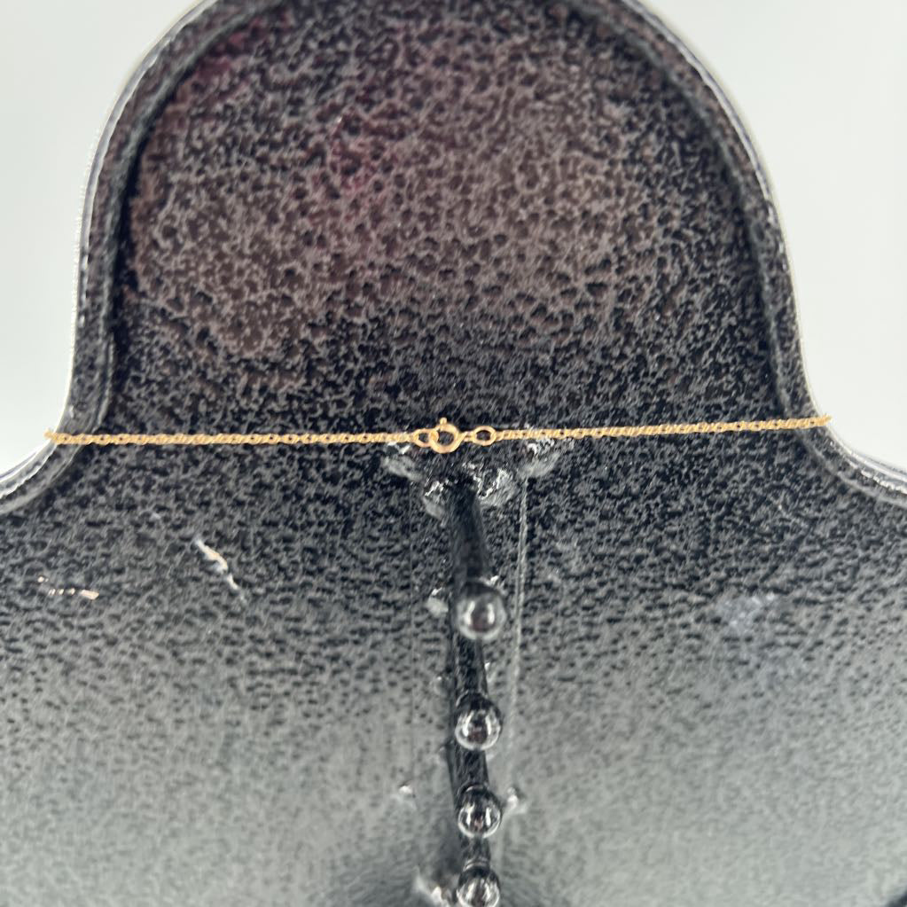 10" .925 gold dipped butterfly pendant necklace