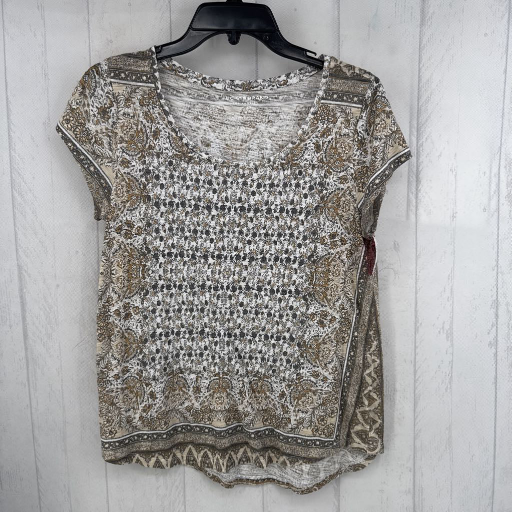 M flo print s/s tee