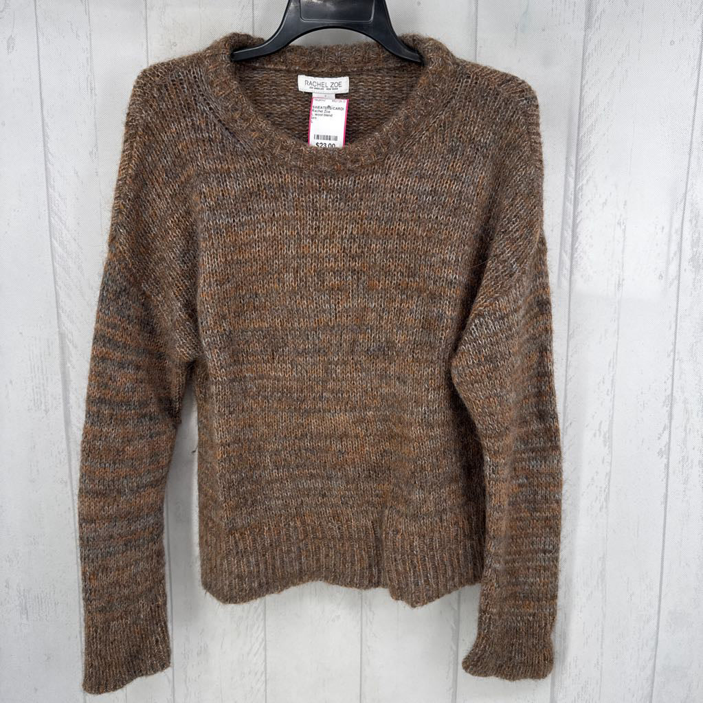 L wool blend crewneck sweater