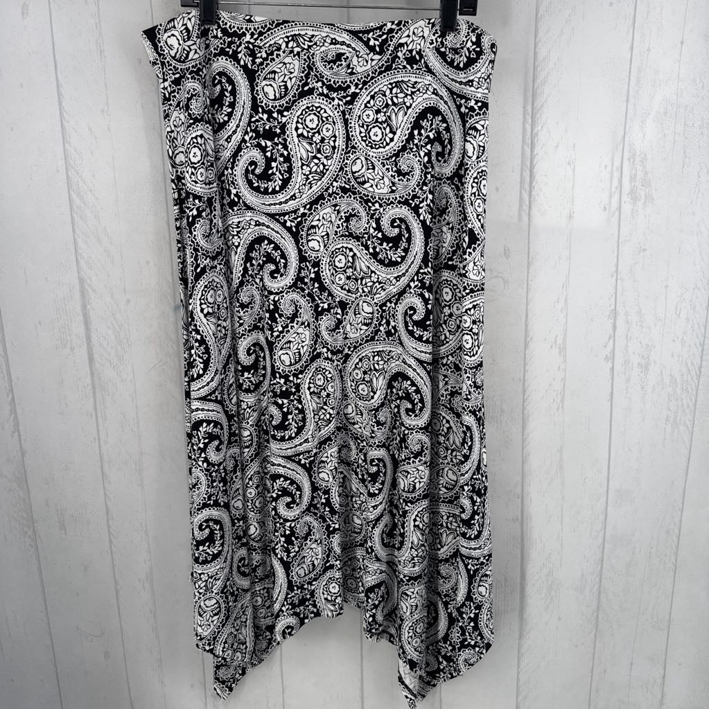 XL paisley print skirt