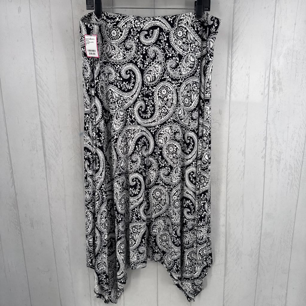 XL paisley print skirt