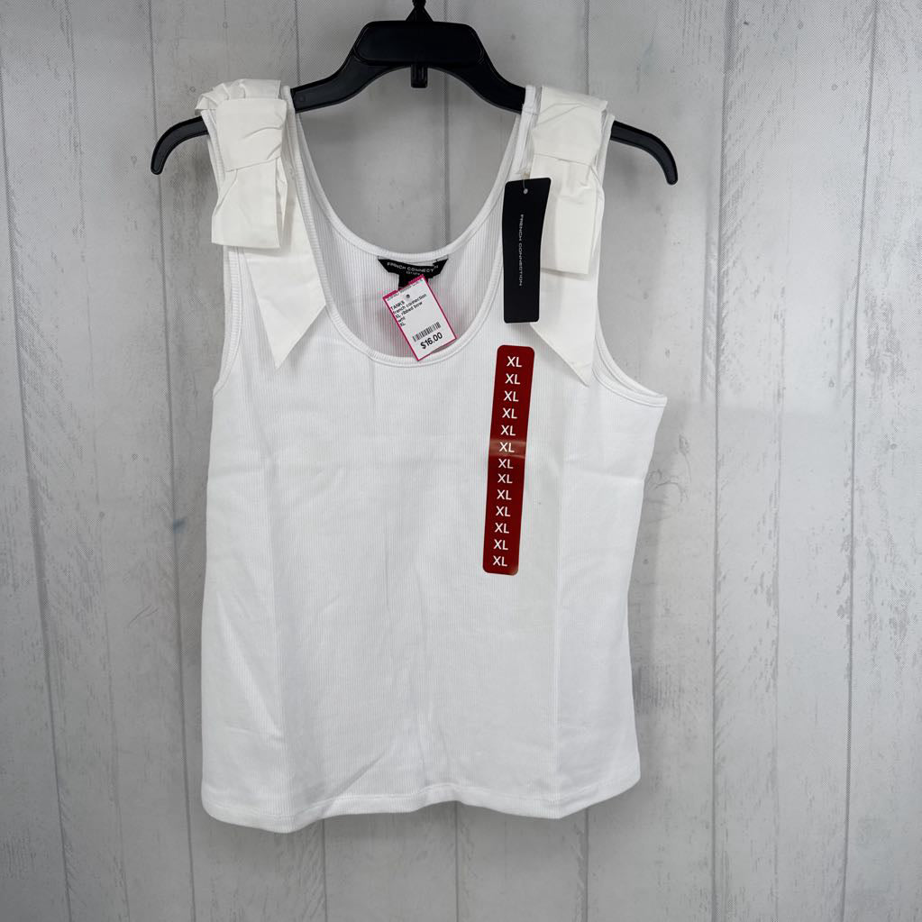 XL ribbed bow accent tank