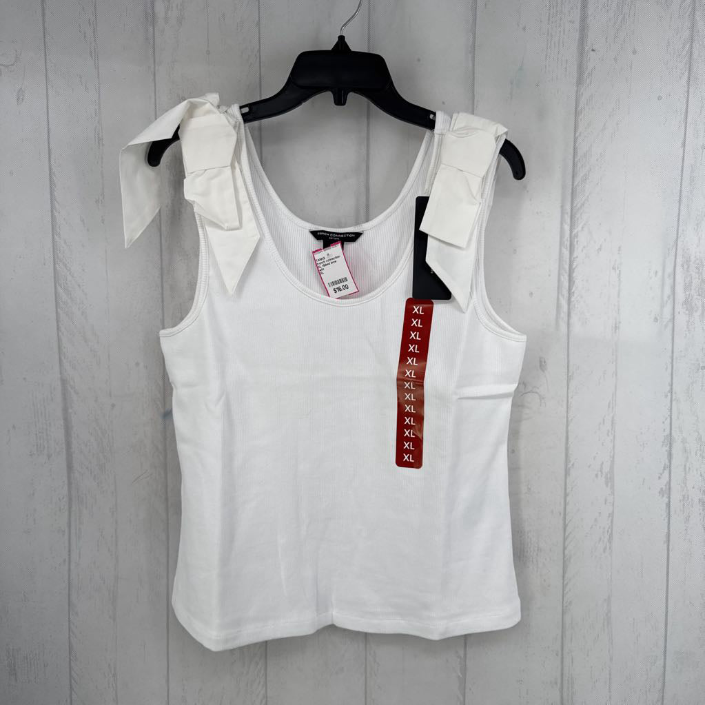 XL ribbed bow accent tank