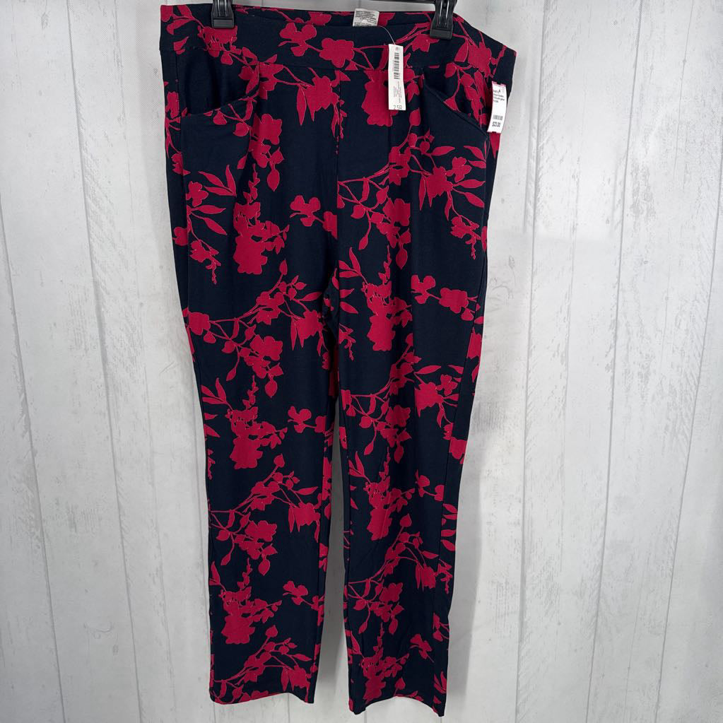 14 flo print pull-on pant