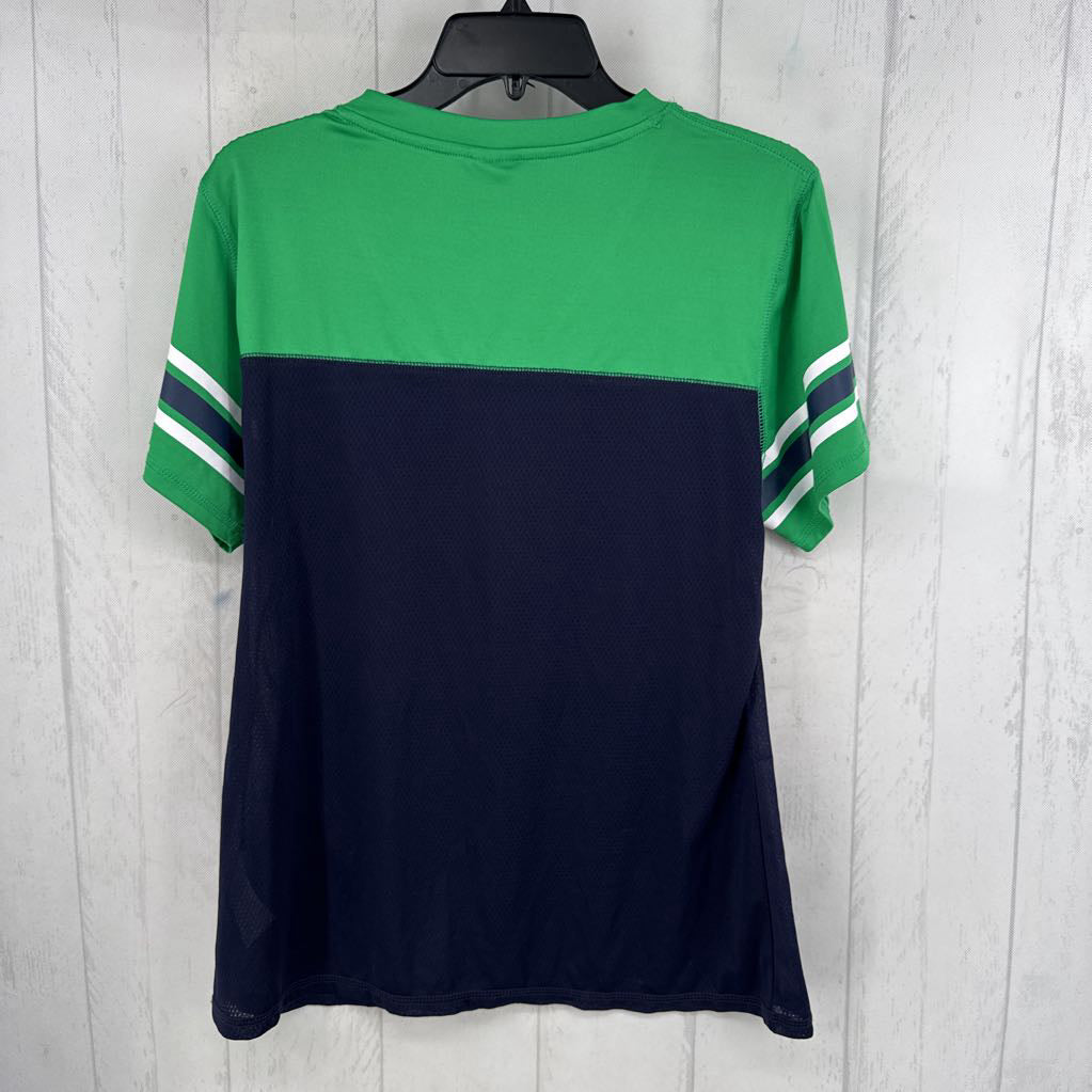 L notre dame s/s top