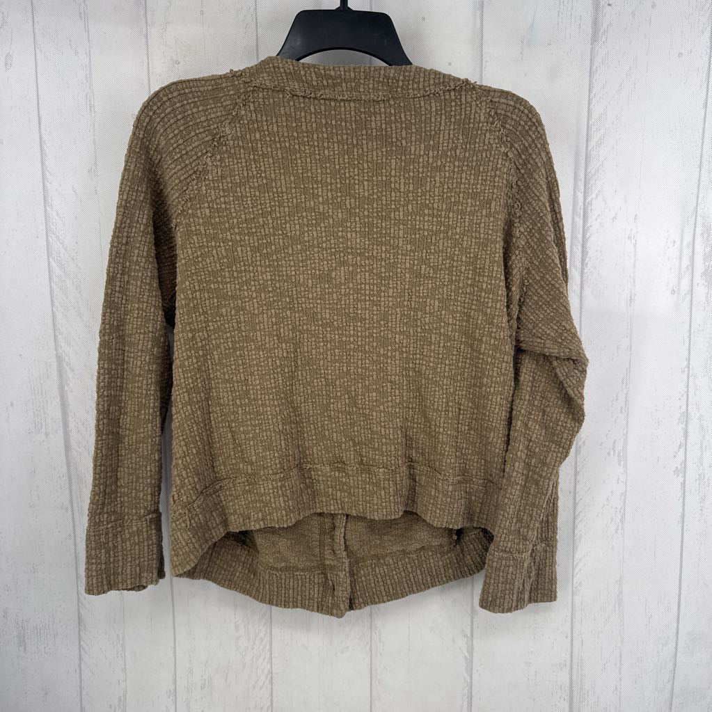 M textured button down cardi