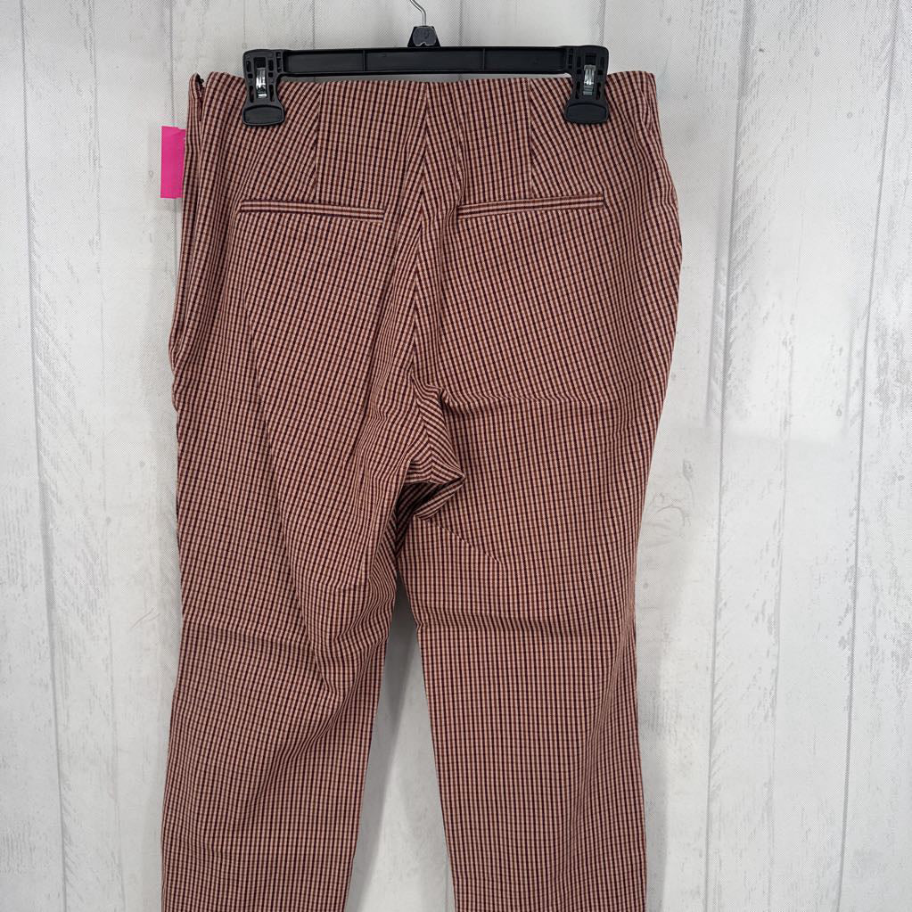 8 pull-on plaid pixie pant