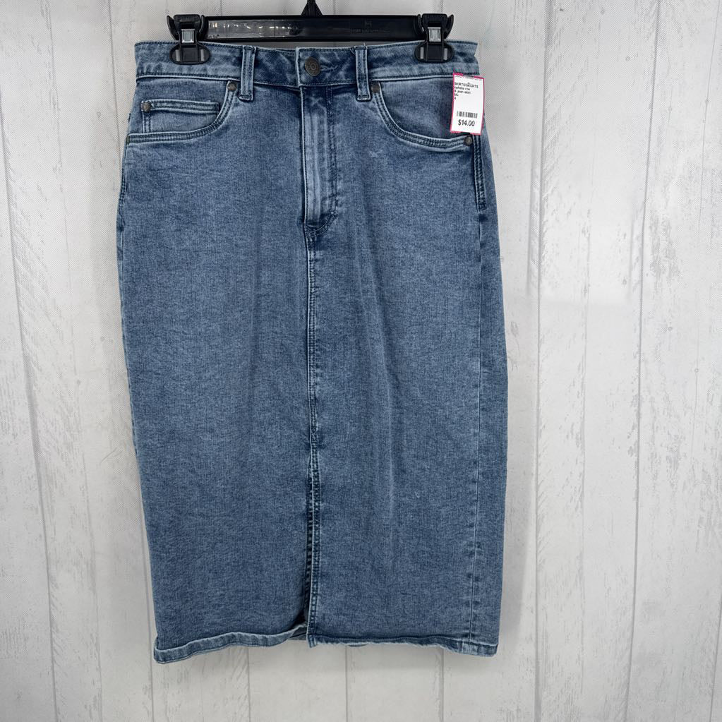 4 jean skirt
