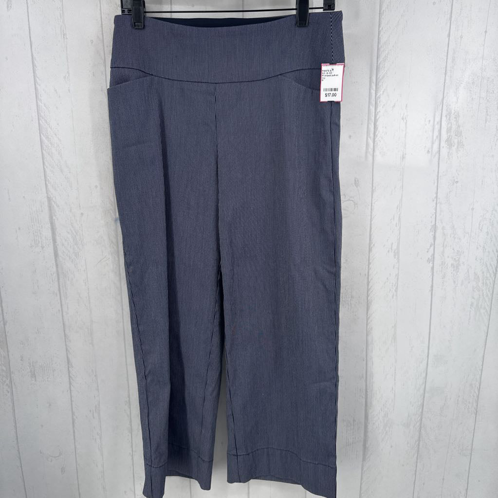 M striped pull-on pant