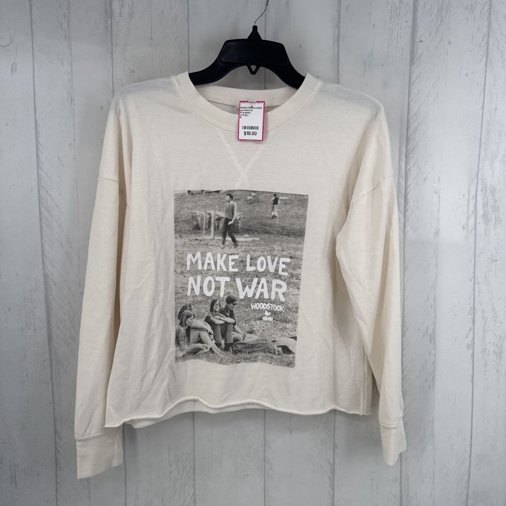 M graphic sweatshirt-woodstock