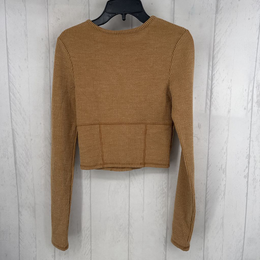 XXS ribbed crop l/s top