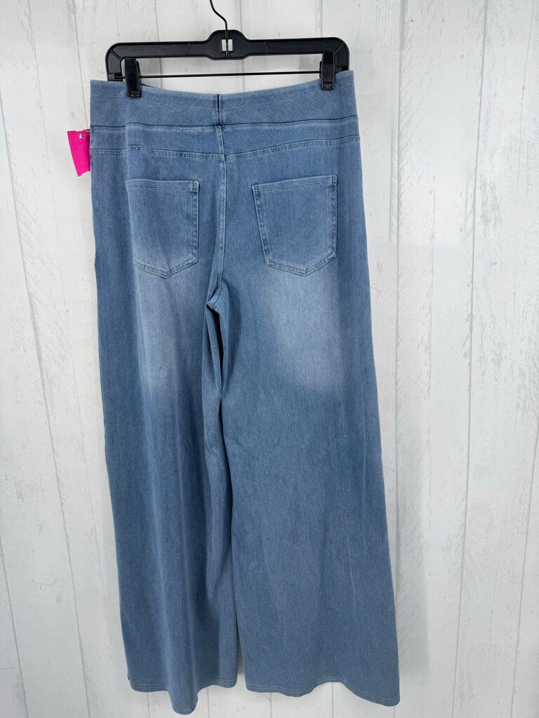 L pull-on wide leg jean