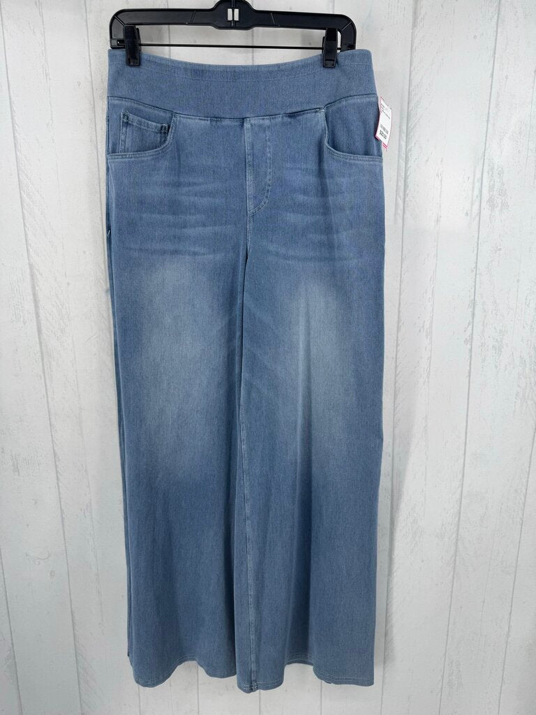 L pull-on wide leg jean