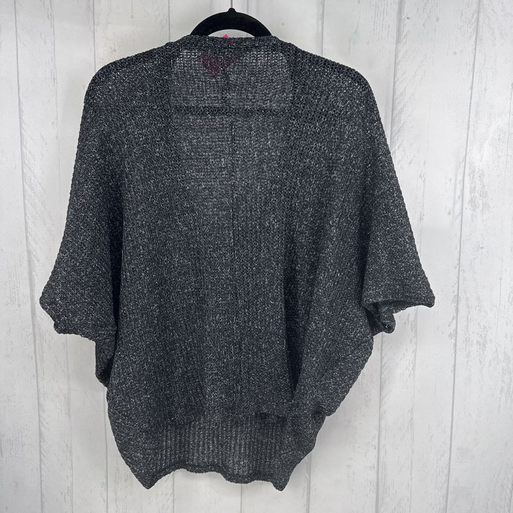 S v-neck drop shoulder s/s knit top