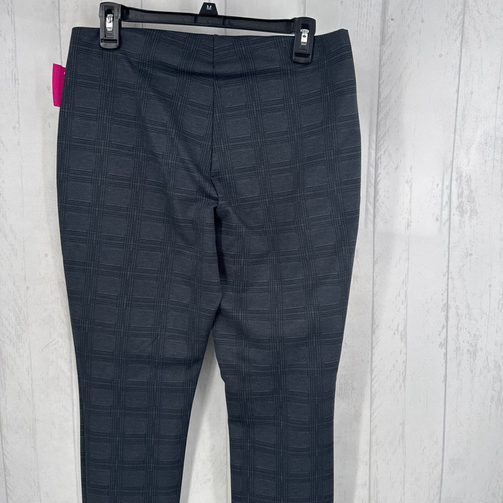 M pull-on plaid pant