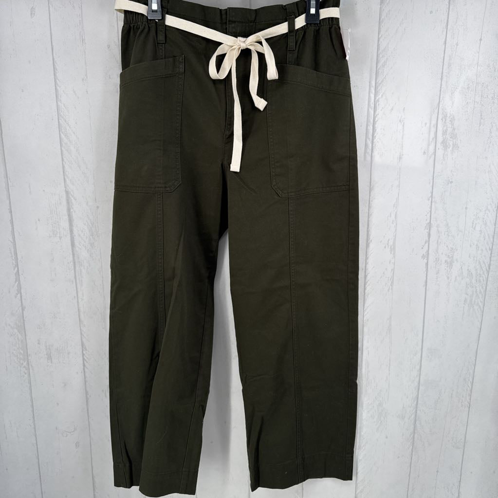10 paperbag waist twill pant
