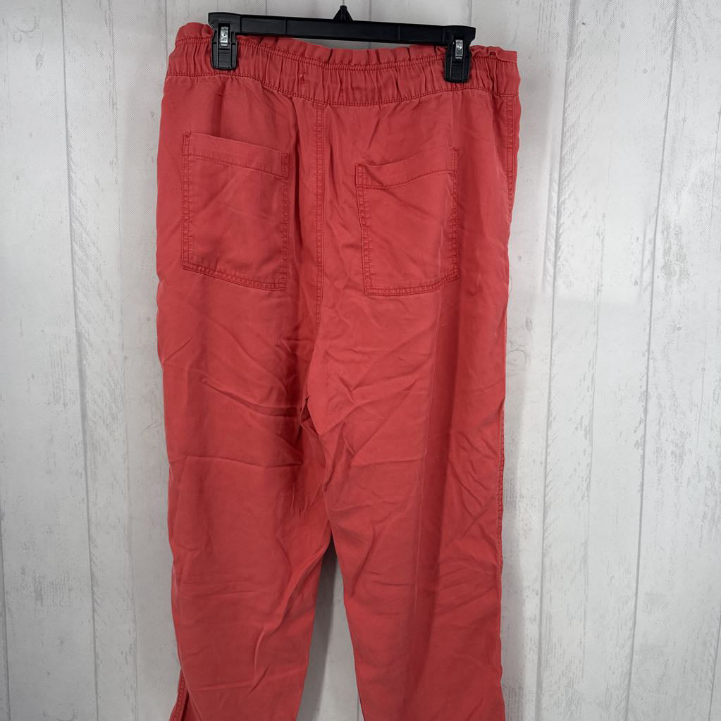 L paperbag waist twill pant