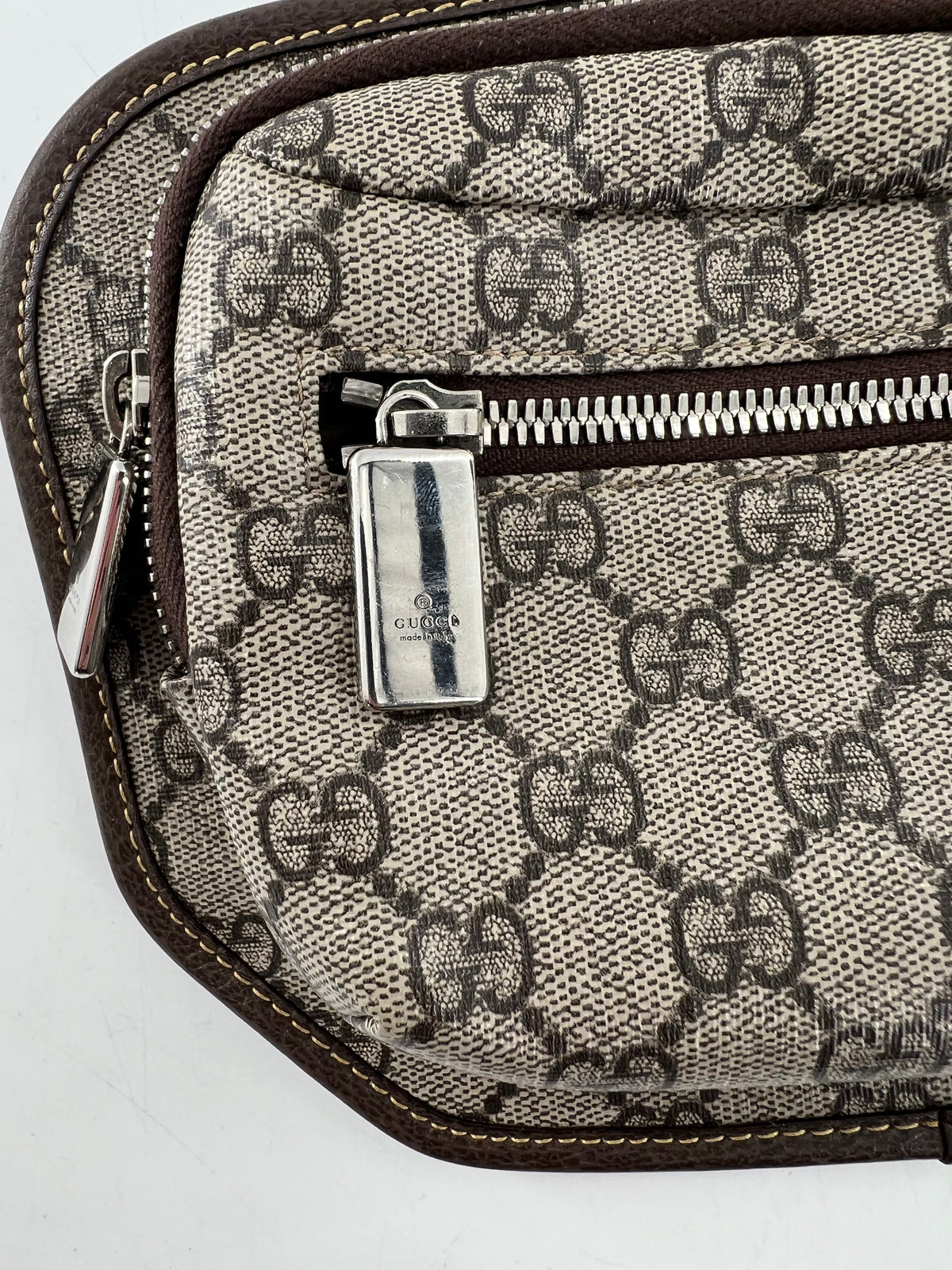 GG Supreme canvas belt bag
