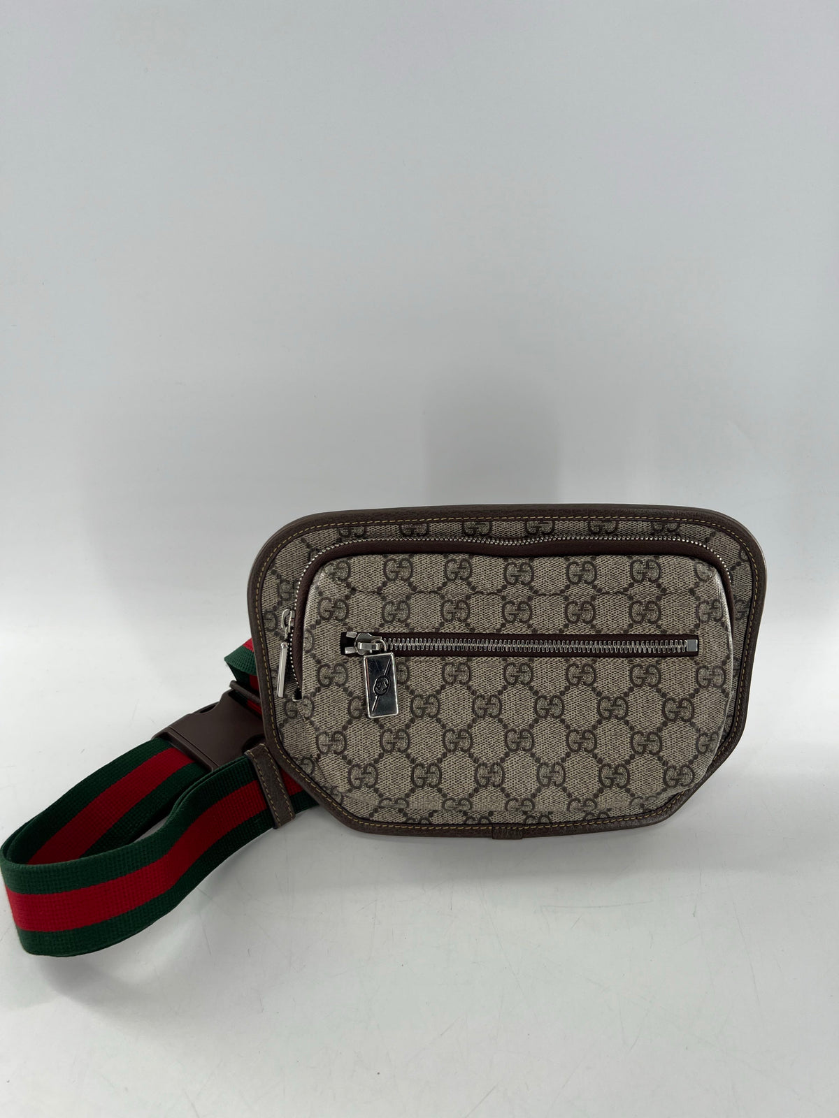 GG Supreme canvas belt bag