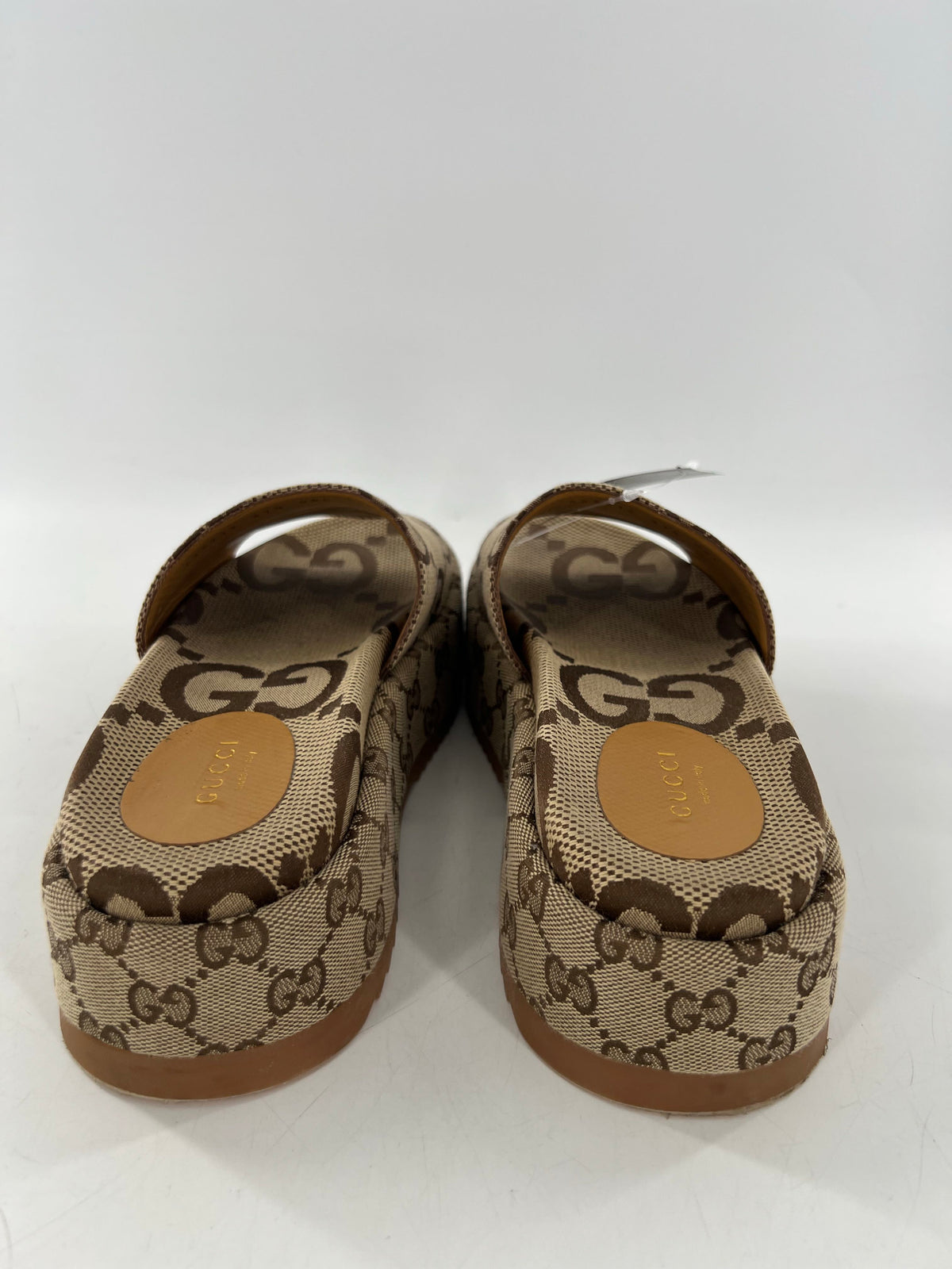 7.5 GG platform slide sandals