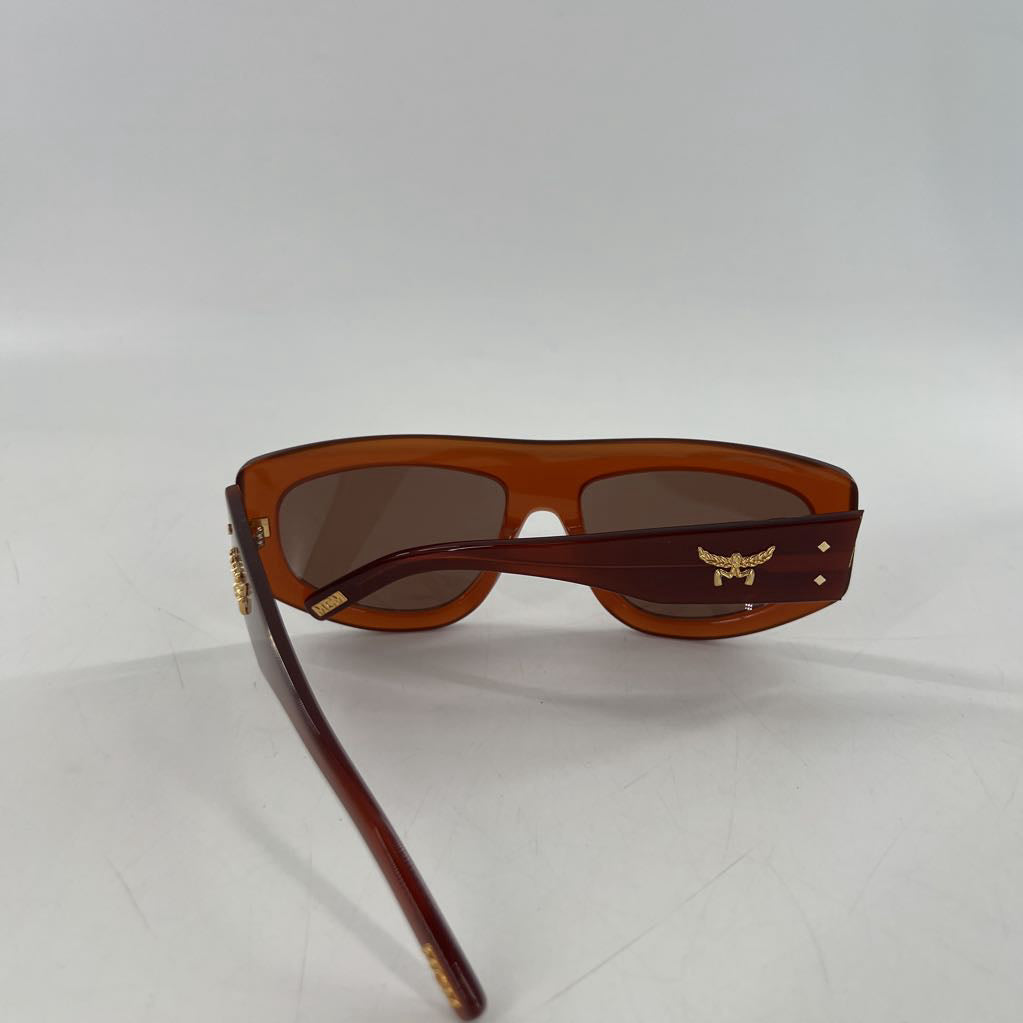 acetate oversized shiny frames sunglasses w/ dust bag & case