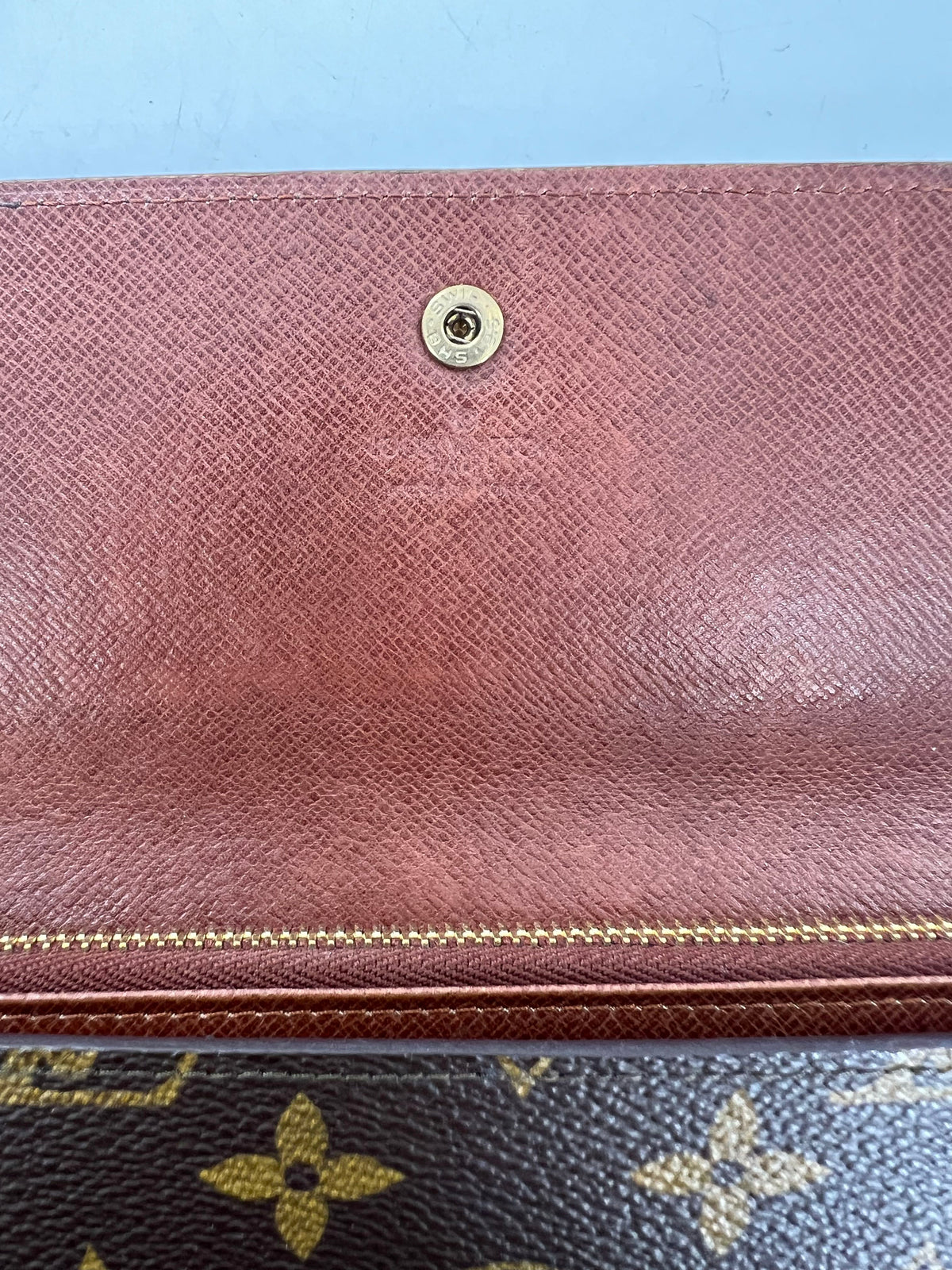 monogram long wallet