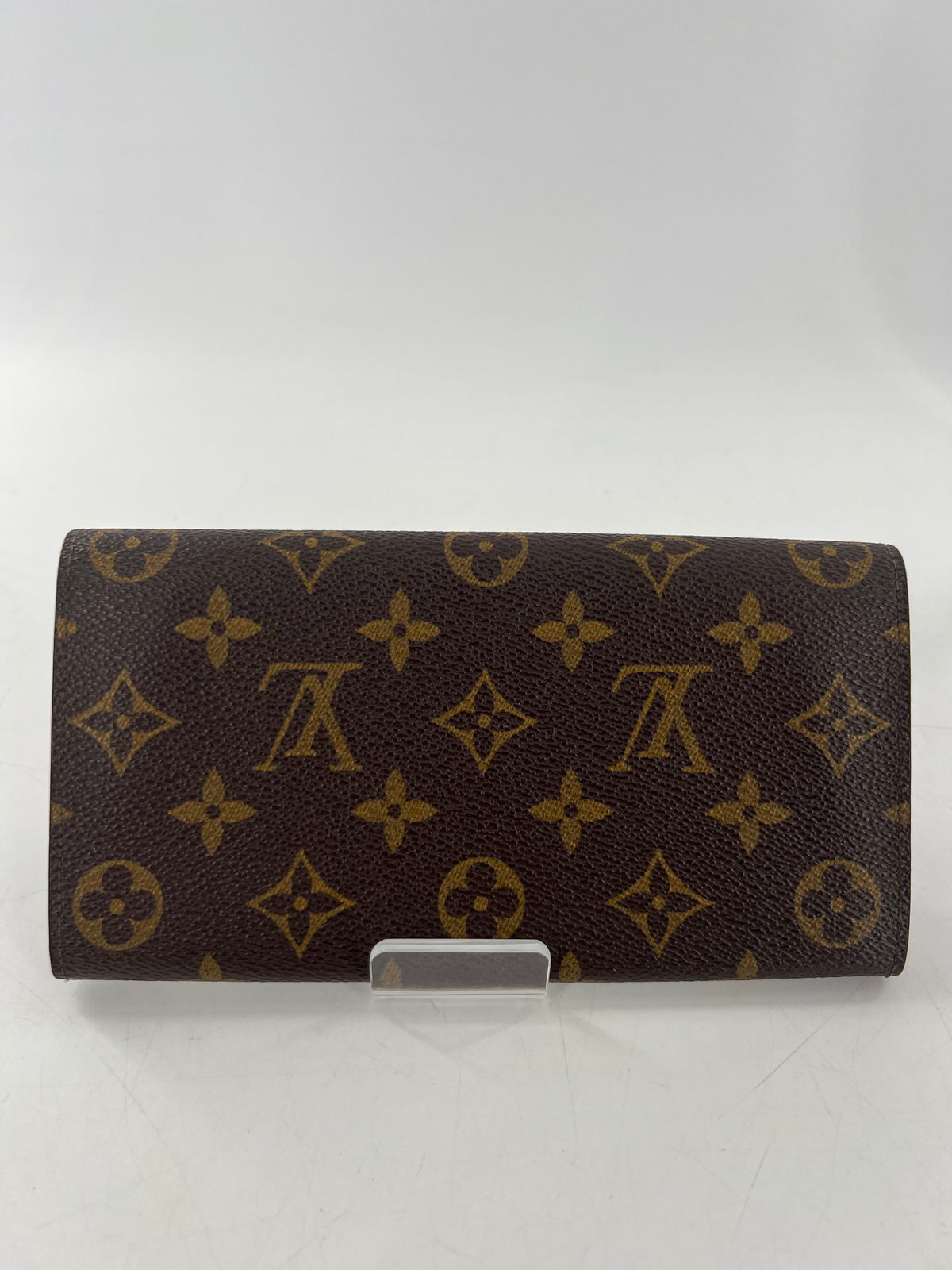 monogram long wallet