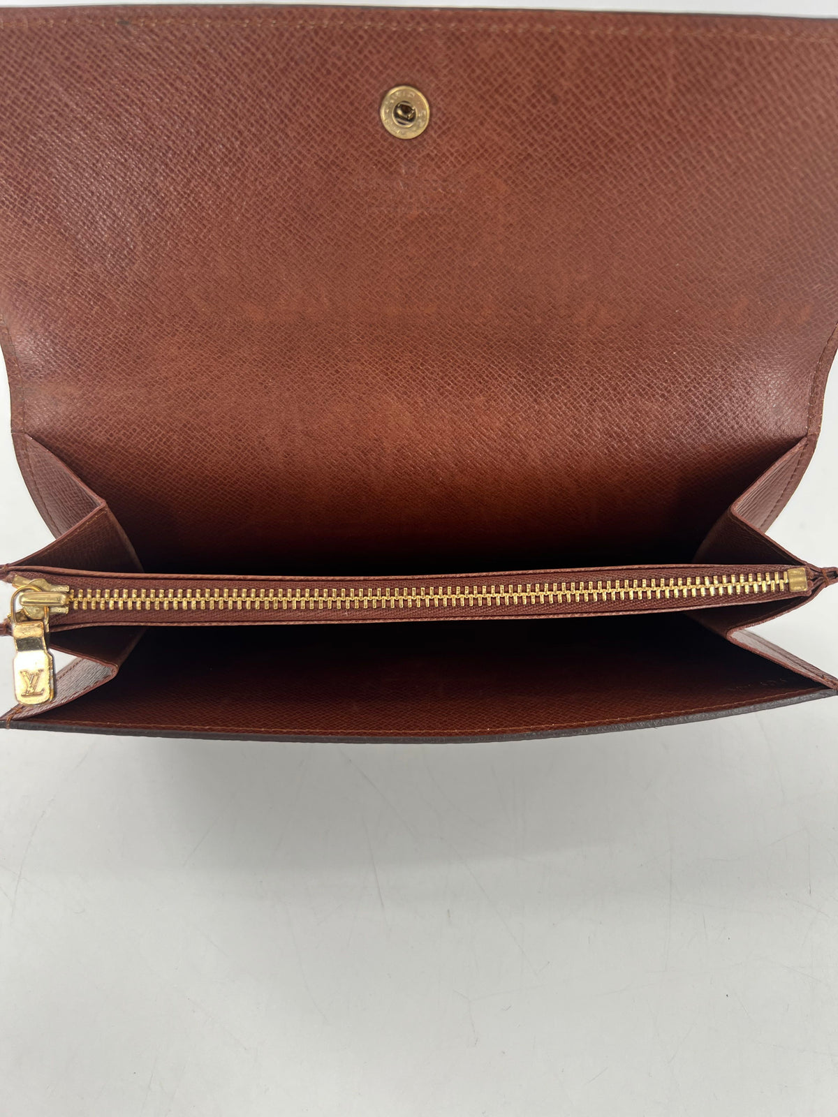monogram long wallet