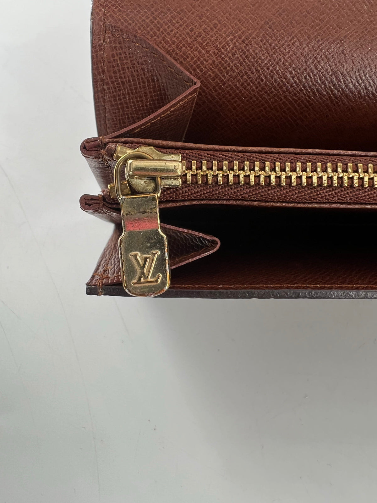 monogram long wallet