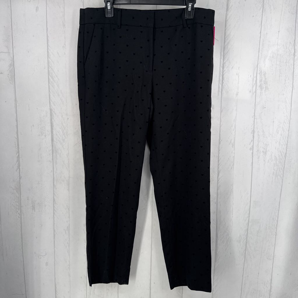 12 heart embossed trouser