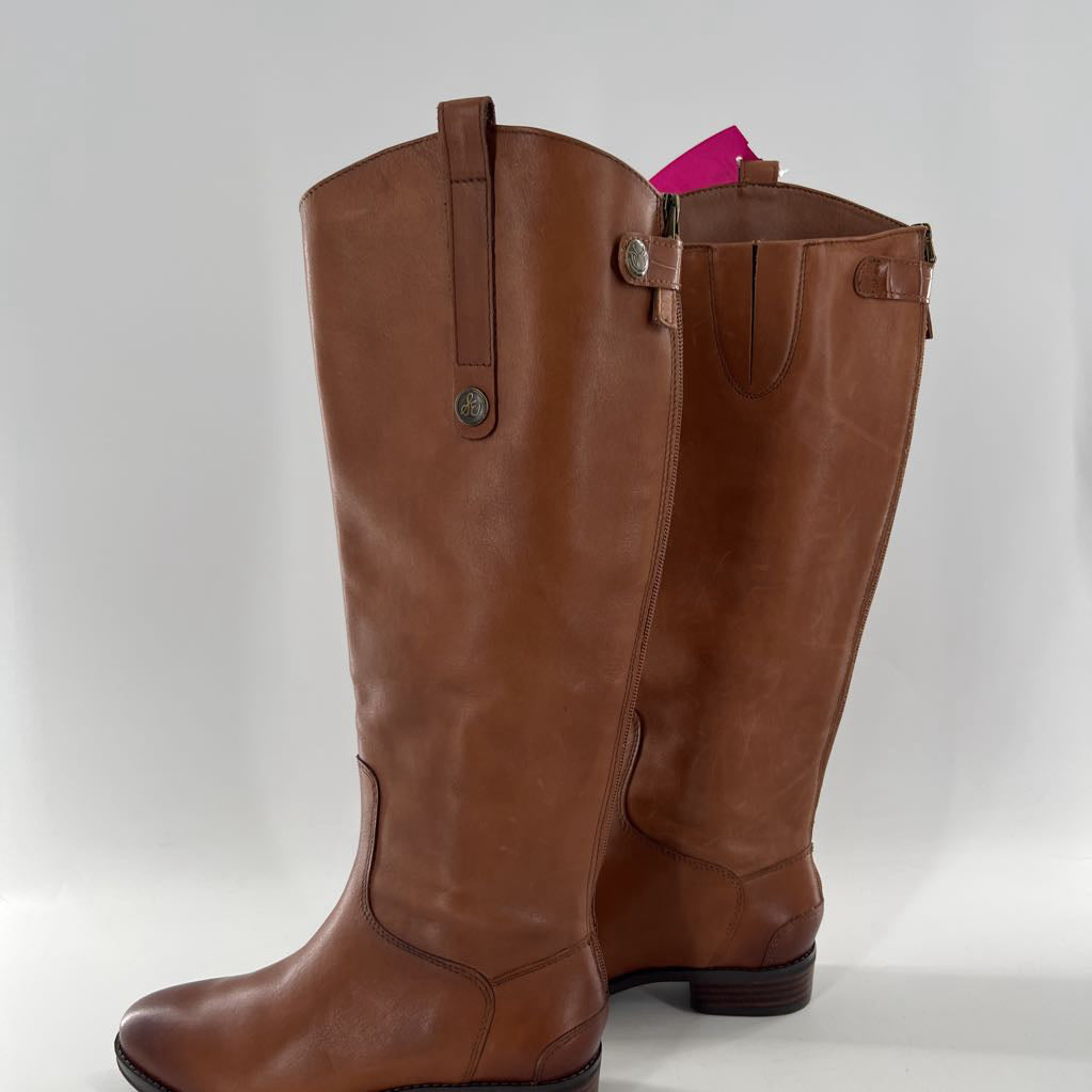 6 leather riding boot
