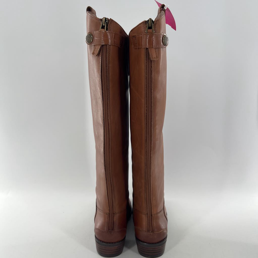 6 leather riding boot