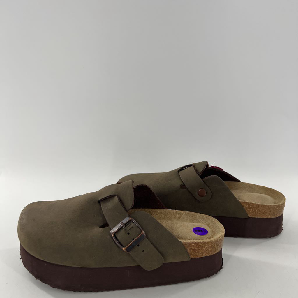 8 platform clogs