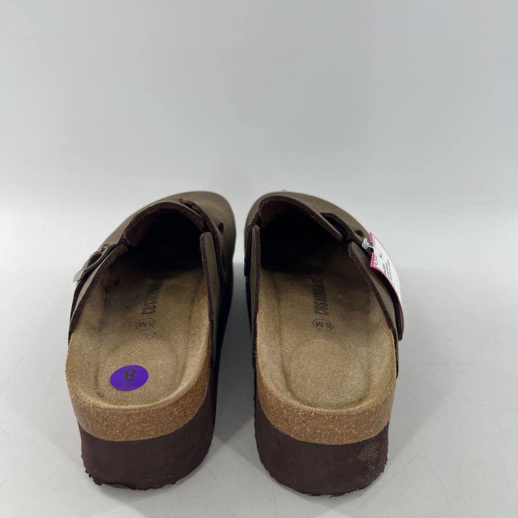 8 platform clogs