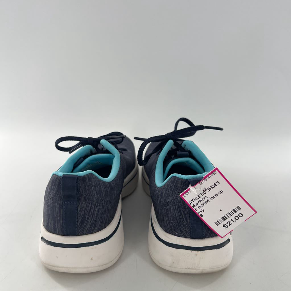 8 marled lace-up sneaker